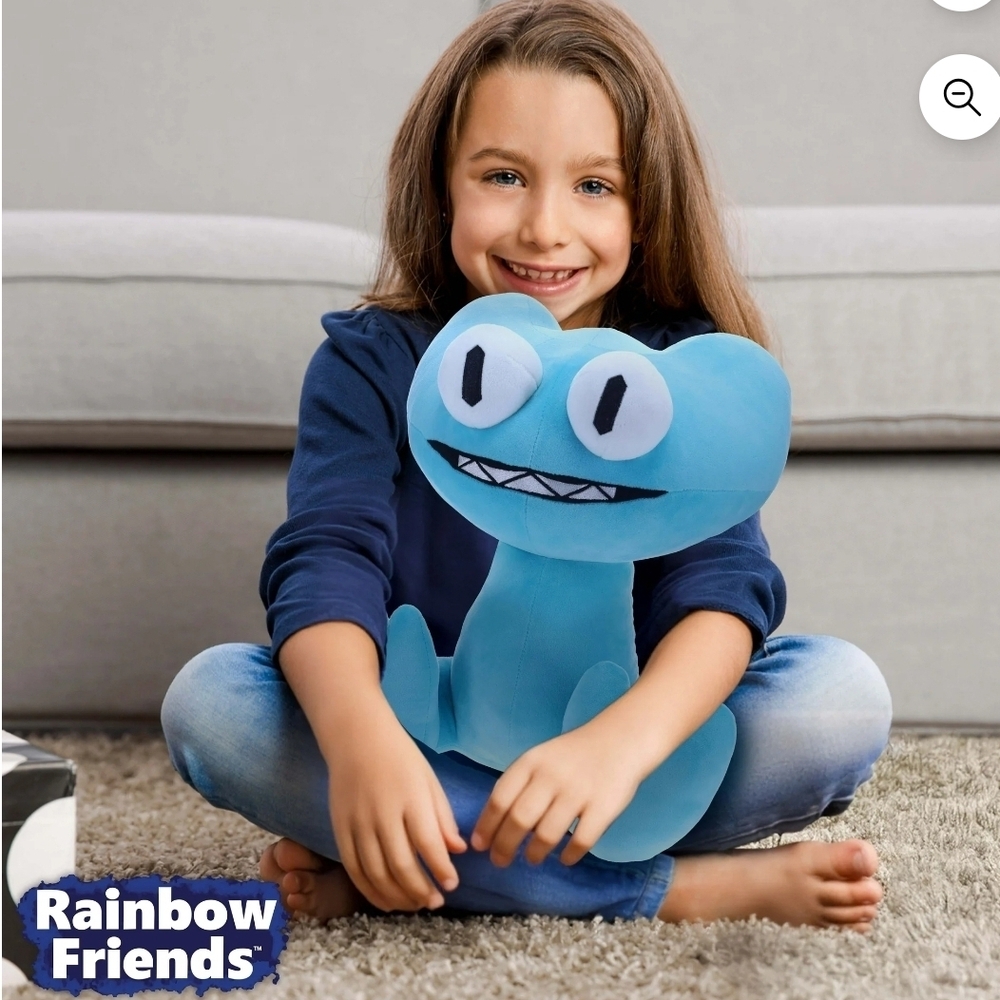 Rainbow Friends Giant Plush Cyan - Picture 4 of 9